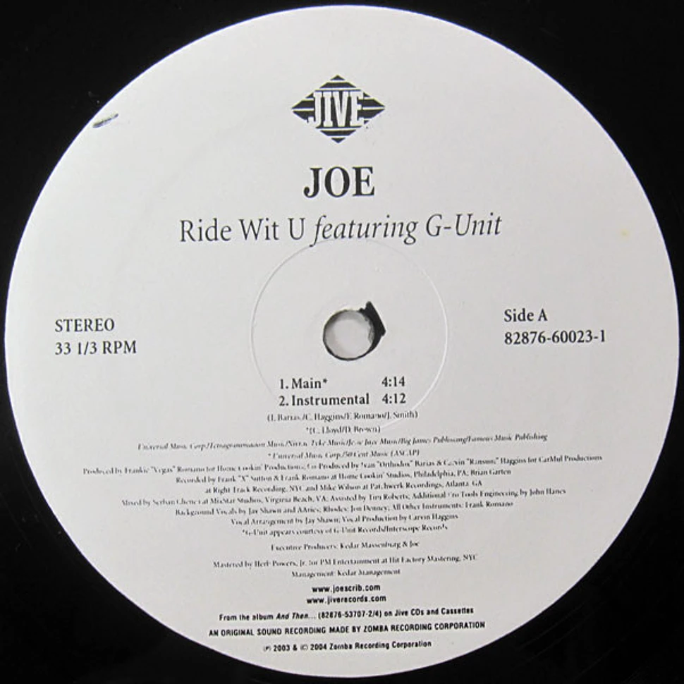 Joe Featuring G-Unit - Ride Wit U