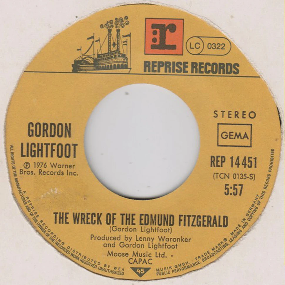 Gordon Lightfoot - The Wreck Of The Edmund Fitzgerald