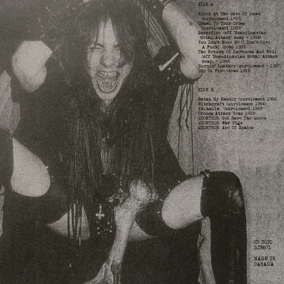 Bathory - Burnin' Leather Demos And Rare Tracks 1983-1987