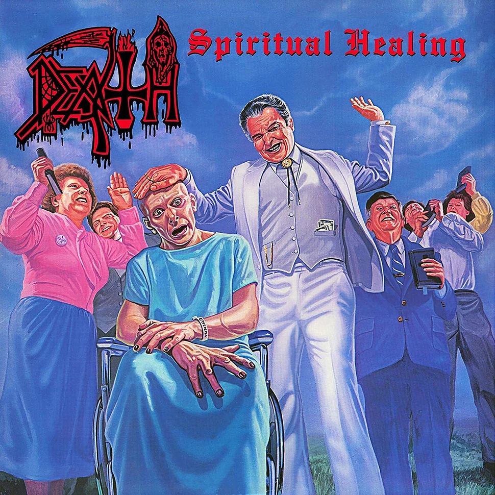 Death - Spiritual Healing Clear Splattered Vinyl Edition