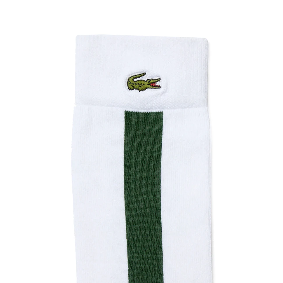 Lacoste - Crocodile Stripe Socks