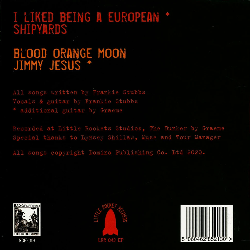 Frankie Stubbs - Blood Orange Moon Grey Vinyl Edition