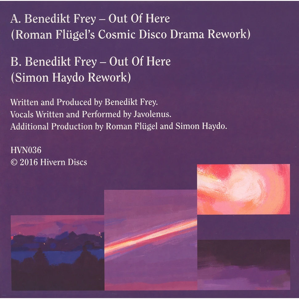 Benedikt Frey - Out Of Here (Roman Flügel and Simon Haydo Remixes)