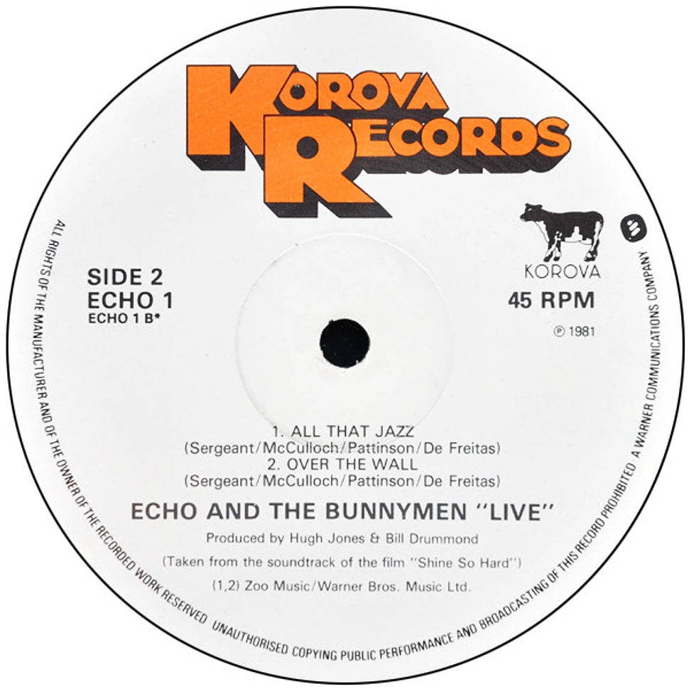 Echo & The Bunnymen - Shine So Hard