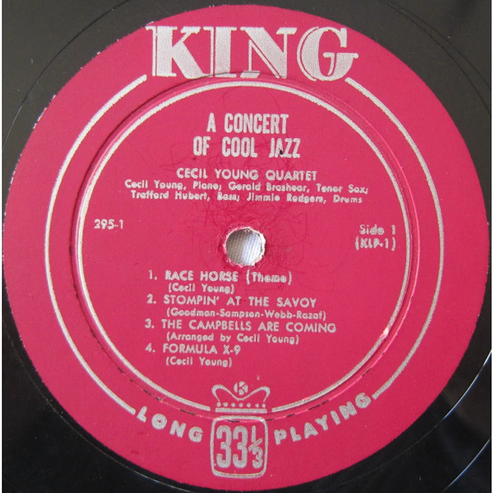 Cecil Young Quartet - Concert Of Cool Jazz
