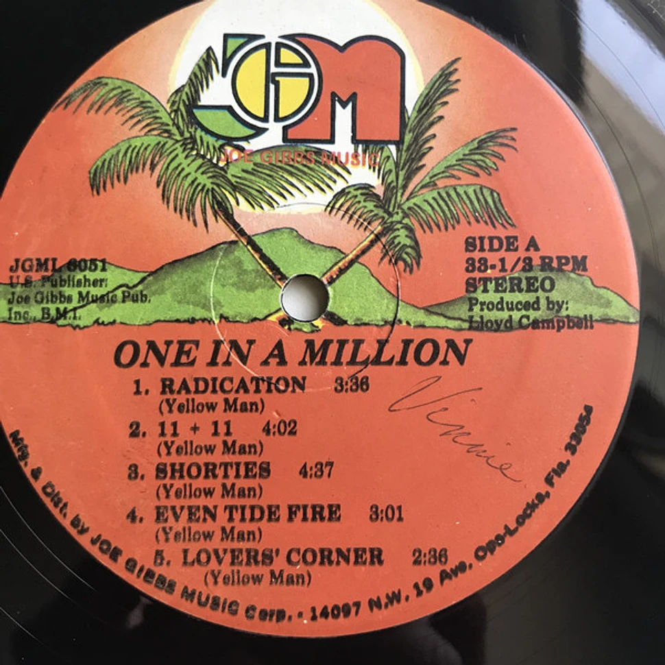 Yellowman - One In A Million