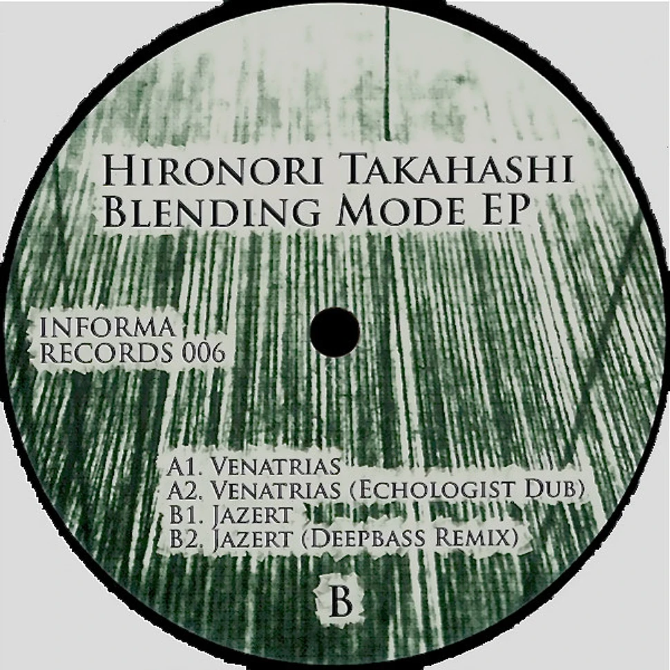 Hironori Takahashi - Blending Mode EP