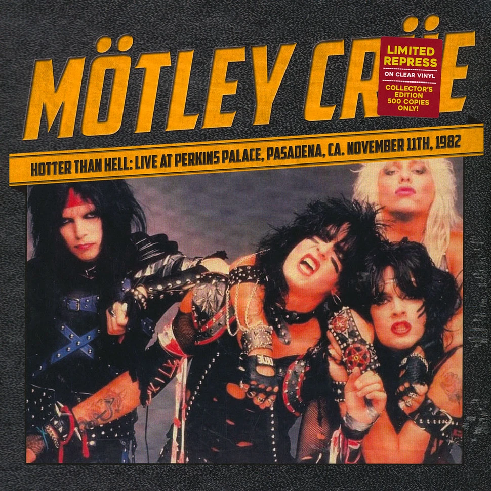 Mötley Crüe - Hotter Than Hell Clear Vinyl Edition