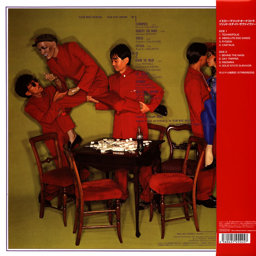 Yellow Magic Orchestra - Solid State Survivor Standard Clear Yellow Vinyl Edition