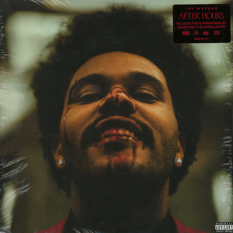 The Weeknd - After Hours Clear With Red Splatter Vinyl Edition