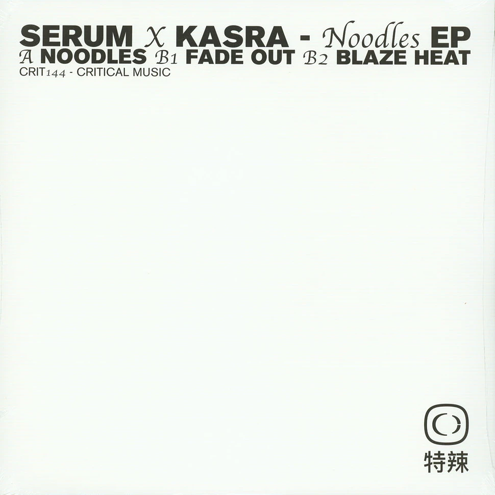 Serum & Kasra - Noodles EP Red Vinyl Edition