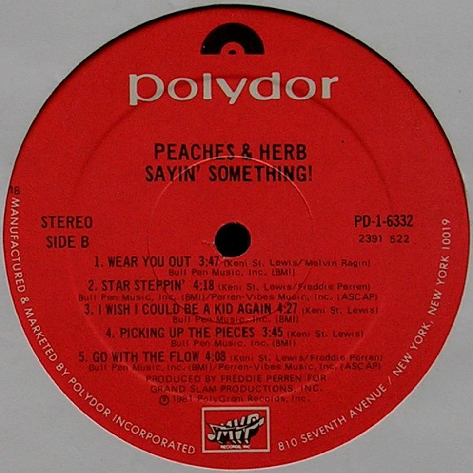 Peaches & Herb - Sayin' Something!