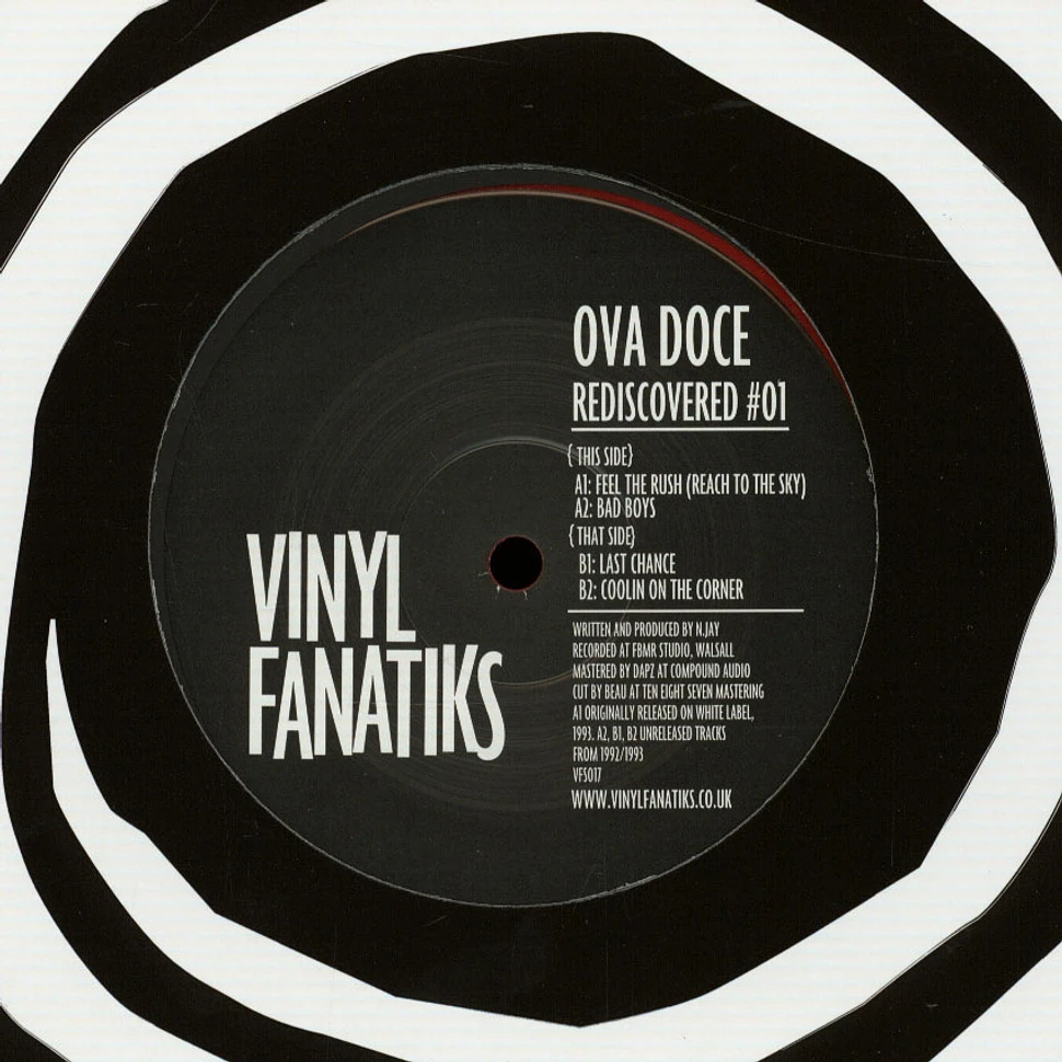 Ova Doce - Rediscovered #01 EP Red Vinyl Edition