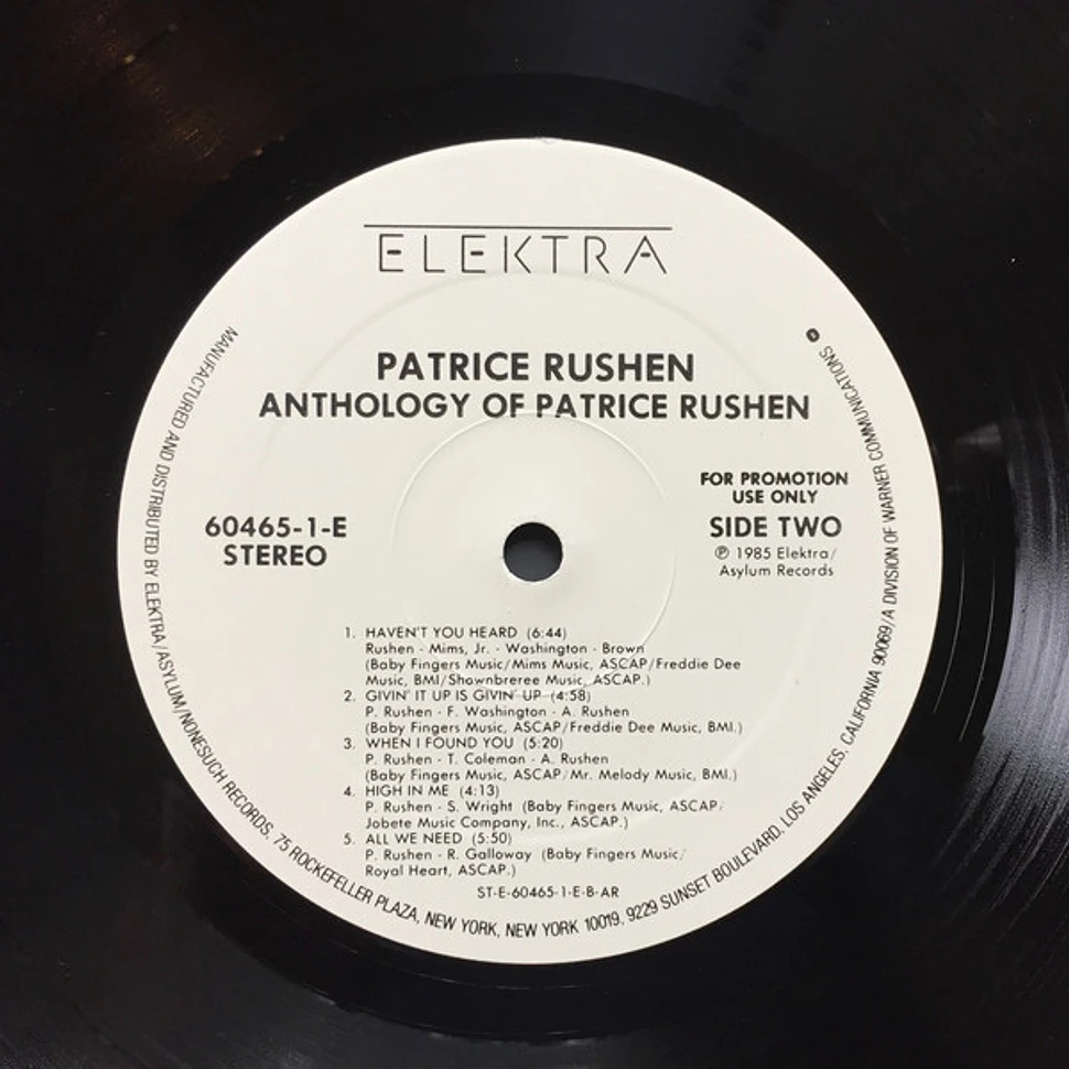 Patrice Rushen - Anthology Of Patrice Rushen