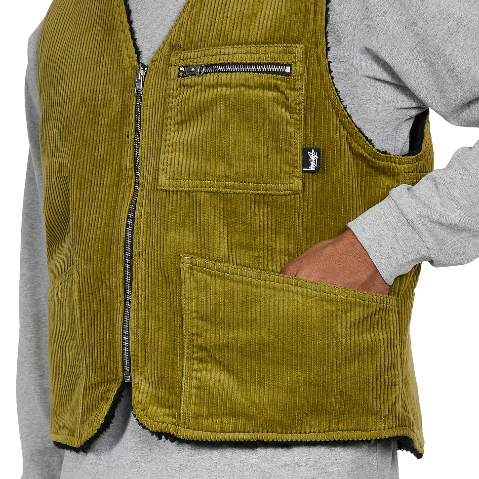 Stüssy - Wide Wale Reversible Vest