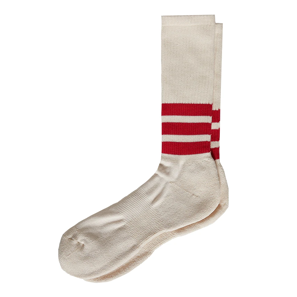 Anonymous Ism - Organic Cotton 3Stripes Crew Socks