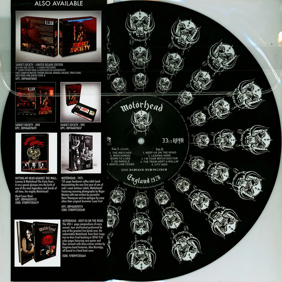 Motörhead - England 1978 - Picture Disc Edition