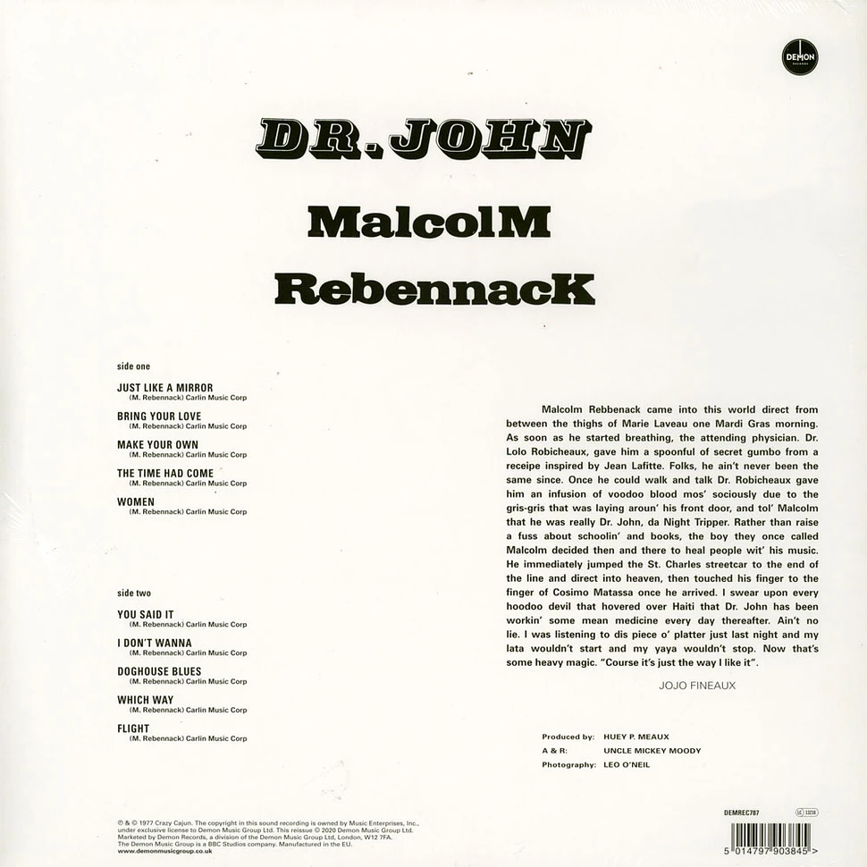 Dr. John - Malcolm Rebennack Red & Black Split Vinyl Edition