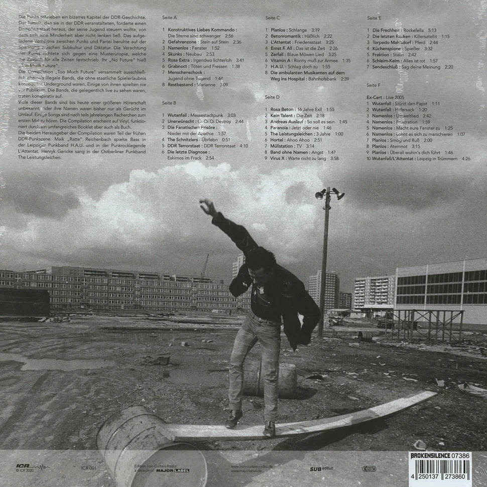 V.A. - Too Much Future Punkrock GDR 1980-1989