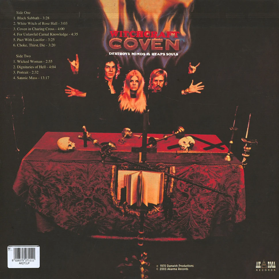 Coven - Witchcraft Destroys Minds & Reaps Souls