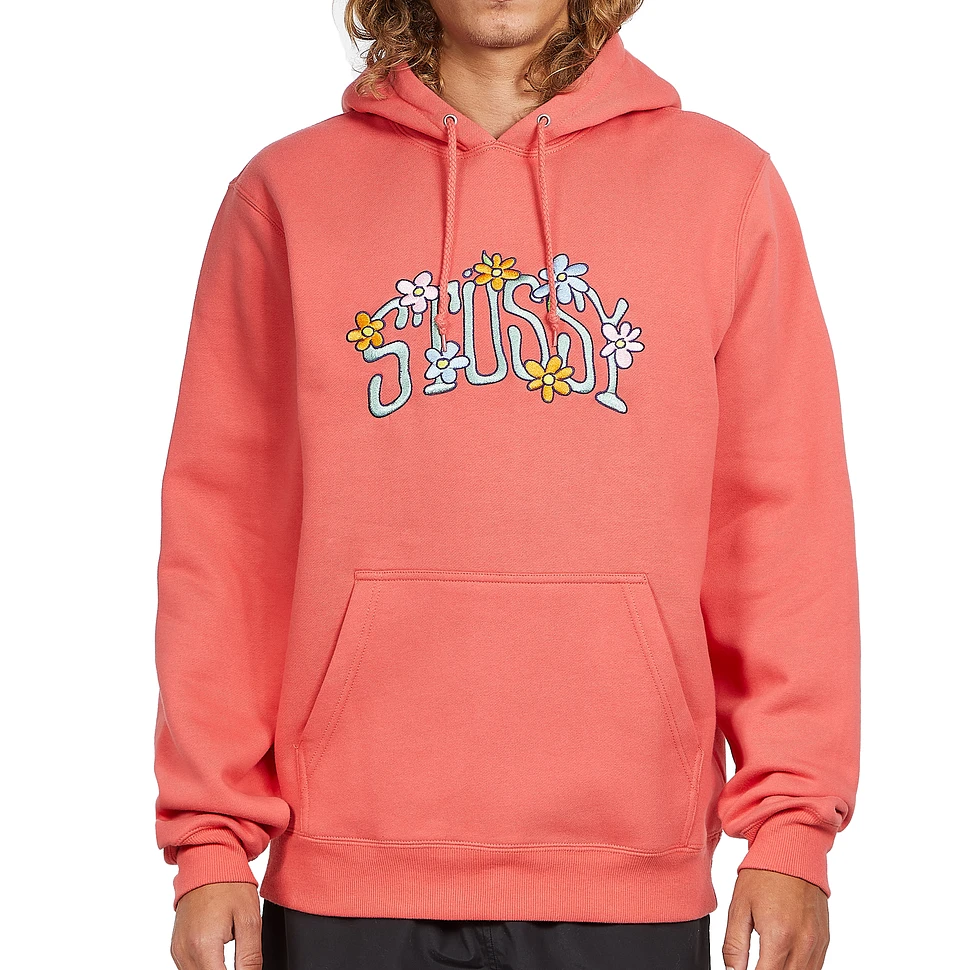 Stüssy - Collegiate Floral Applique Hoodie