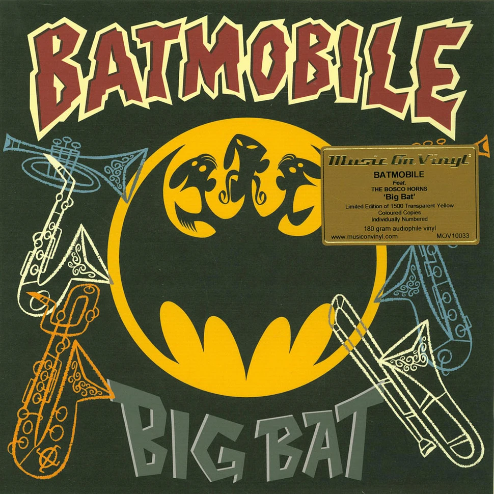 Batmobile - Big Bat Limited Numbered Yellow Vinyl Edition