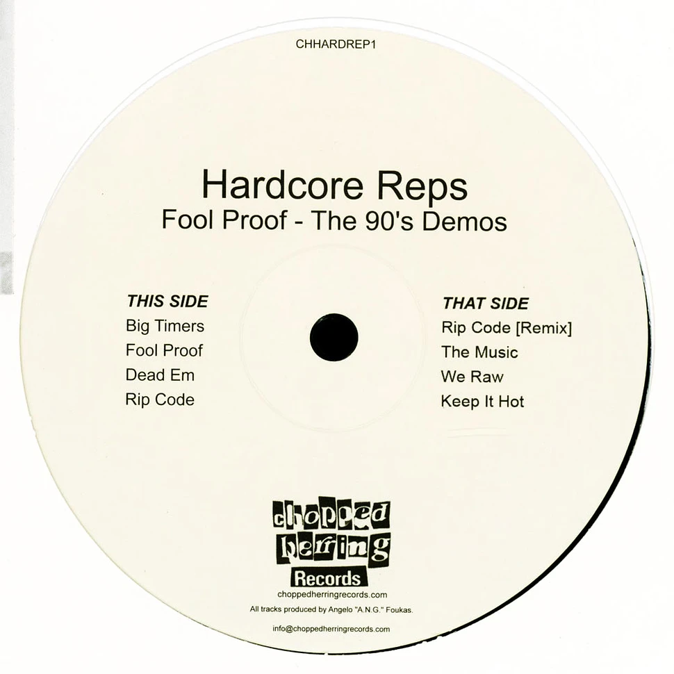 Hardcore Reps - Fool Proof The 90's Demos
