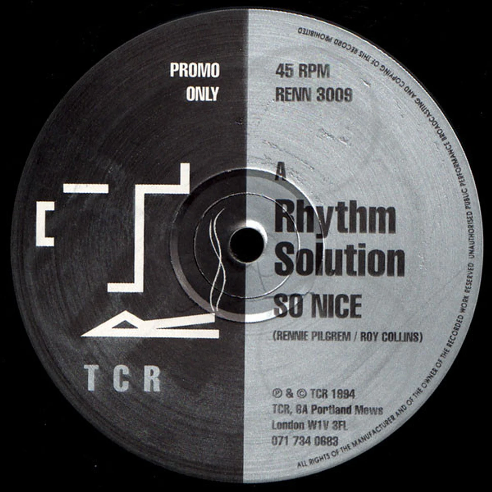 Rhythm Solution - So Nice / Don't Stop