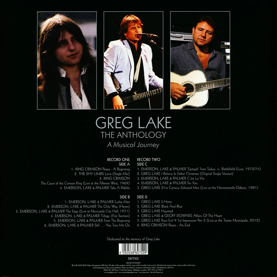 Greg Lake - The Anthology: A Musical Journey