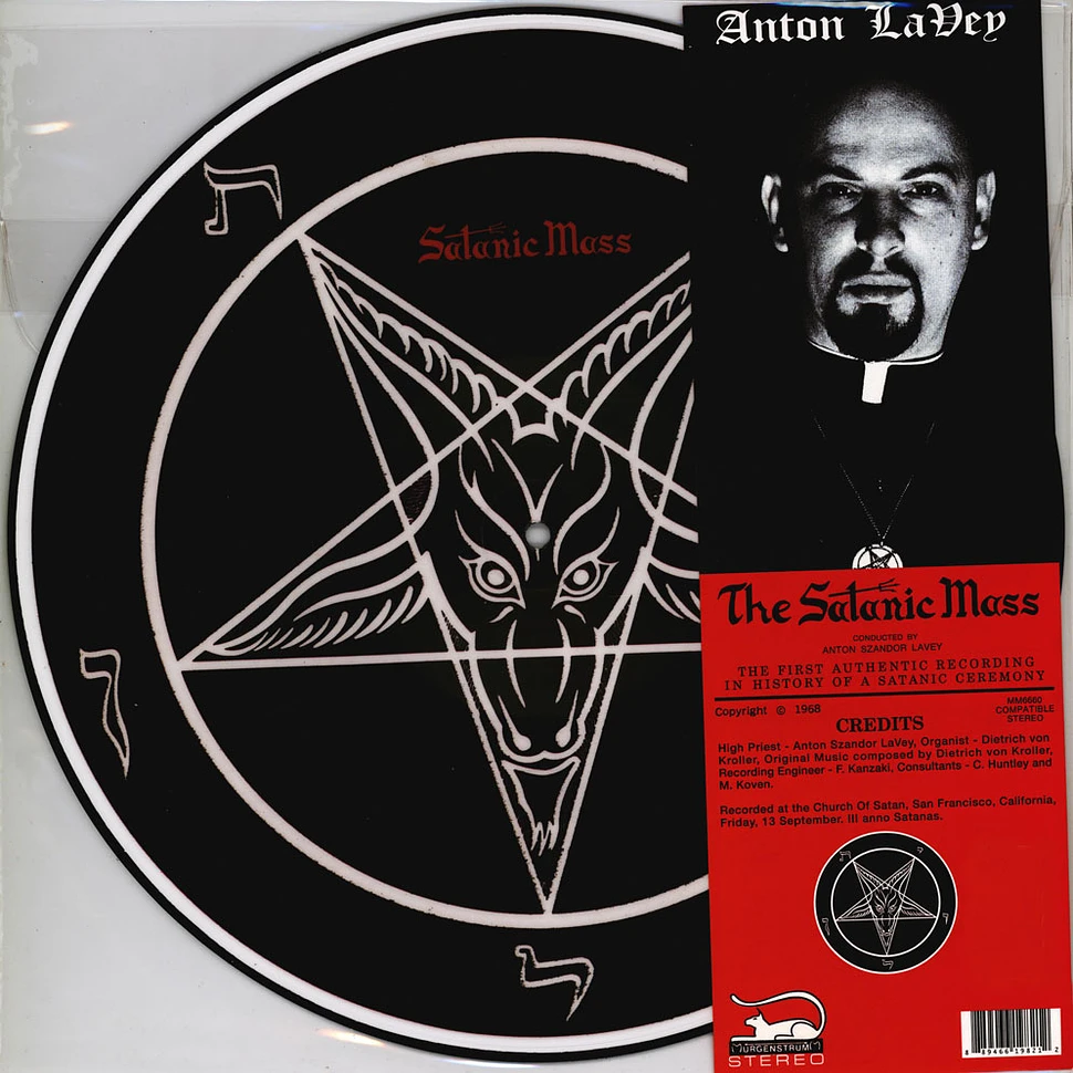Anton Lavey - Satanic Mass Picture Disc Edition