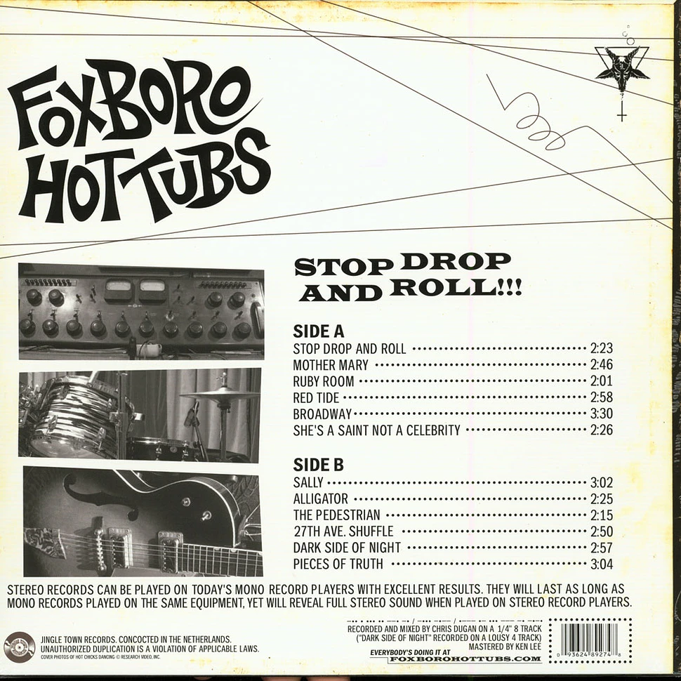 Foxboro Hottubs - Stop Drop And Roll Green Vinyl Edition