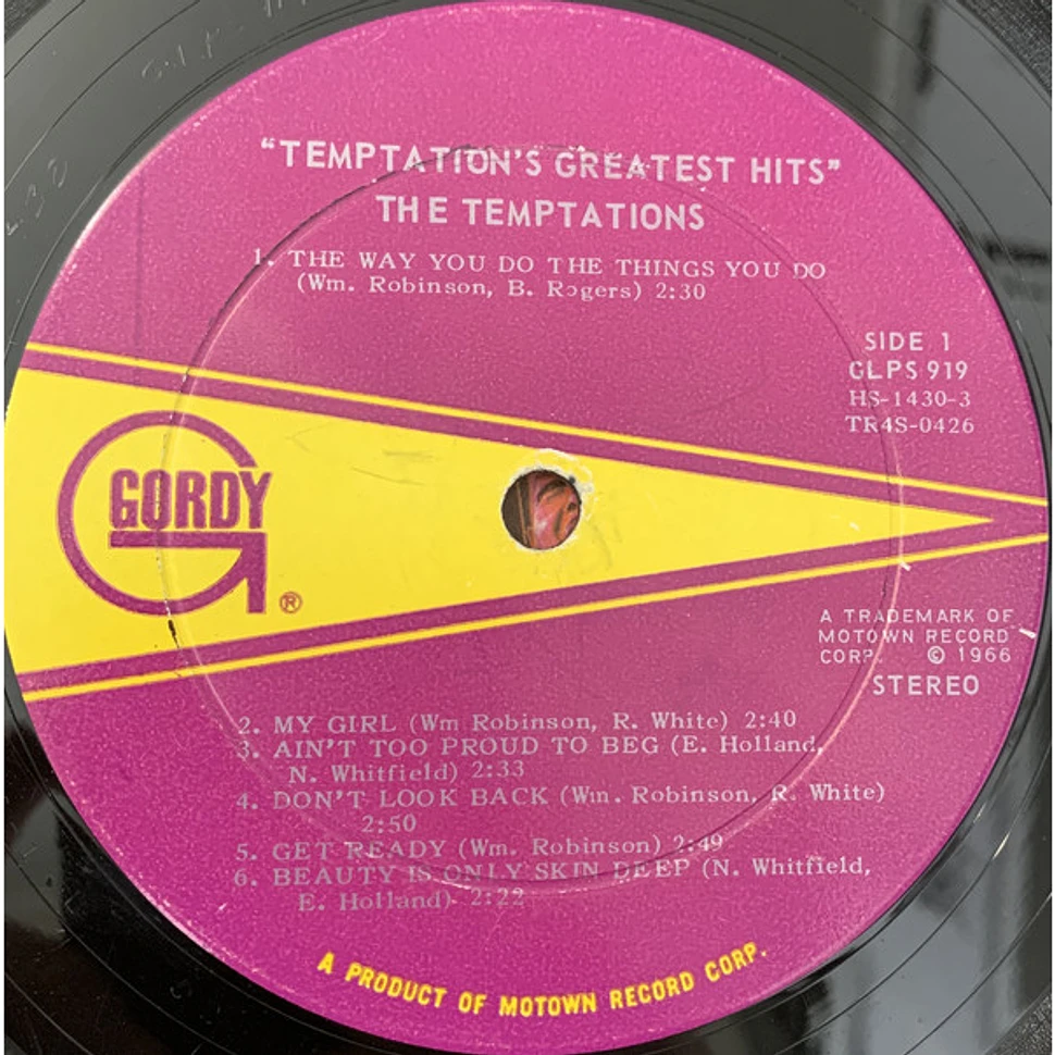 The Temptations - The Temptations Greatest Hits
