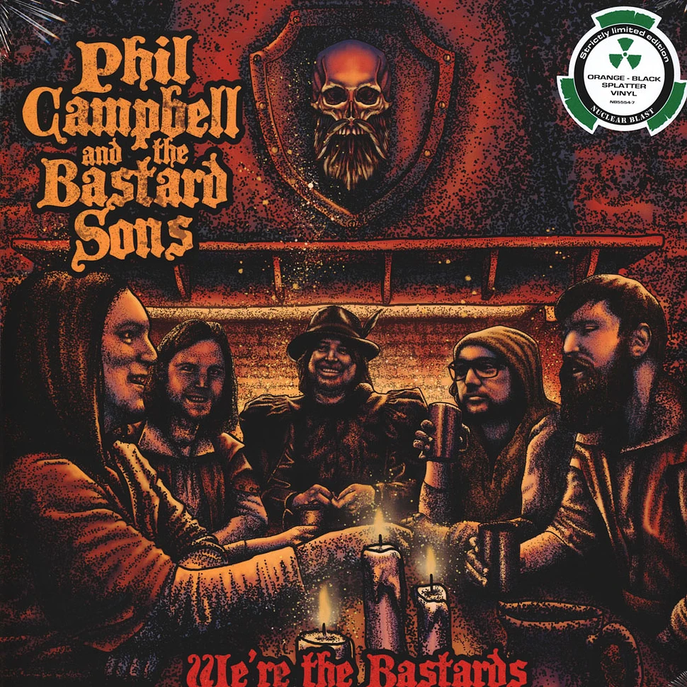 Phil Campbell And The Bastard Sons - We're The Bastards Orange/Black Splatter Vinyl Edition