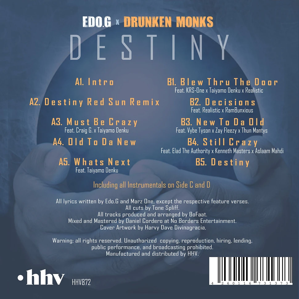 Edo. G X Drunken Monks - Destiny Deluxe Edition