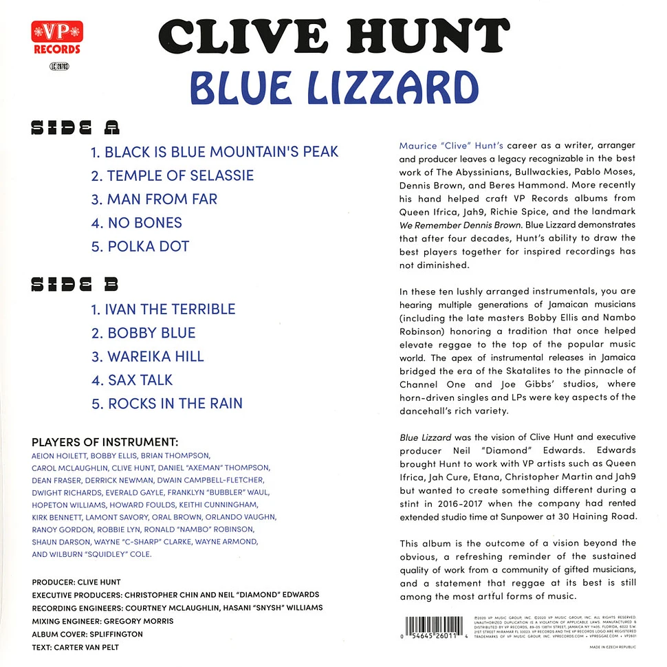 Clive "Azul" Hunt - Blue Lizzard