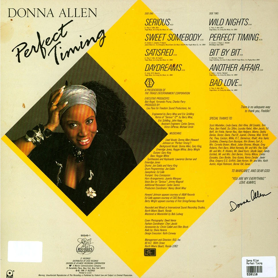 Donna Allen - Perfect Timing