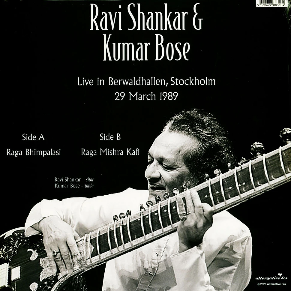 Ravi Shankar & Kumar Bose - Live At Berwaldhallen, Stockholm 29th March 1989