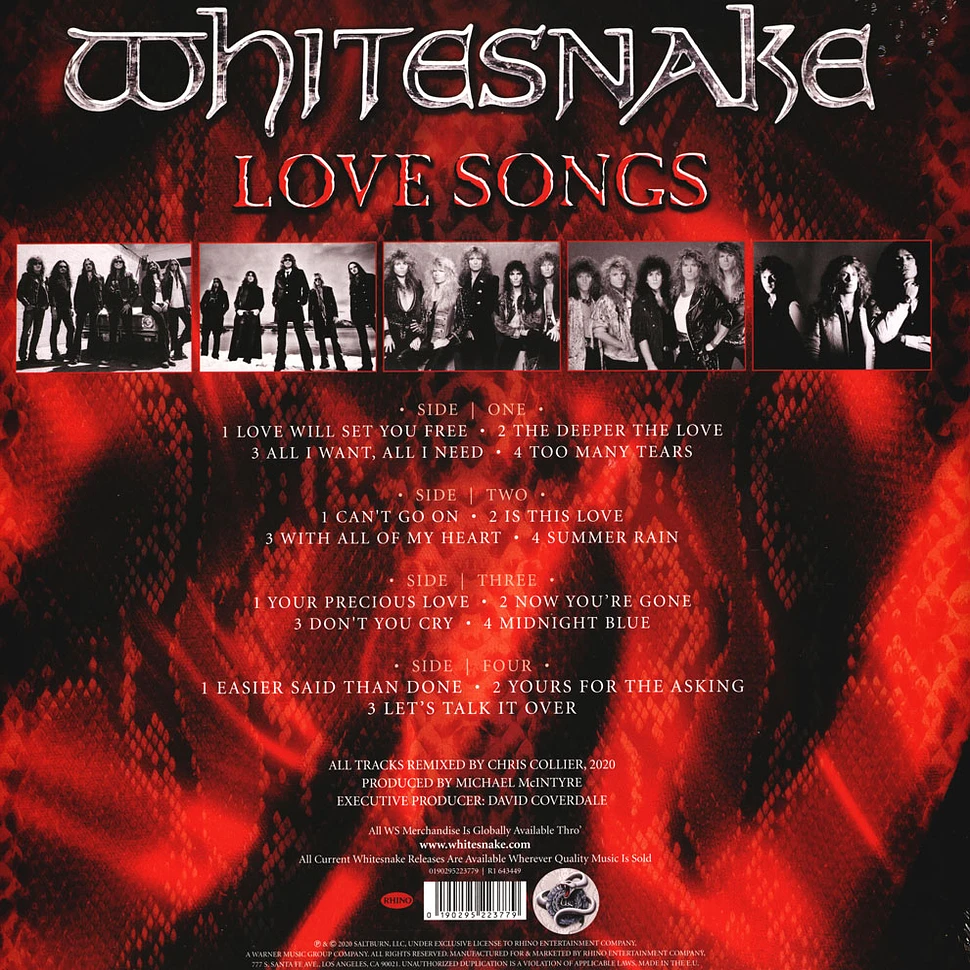 Whitesnake - Love Songs (2020 Remix)