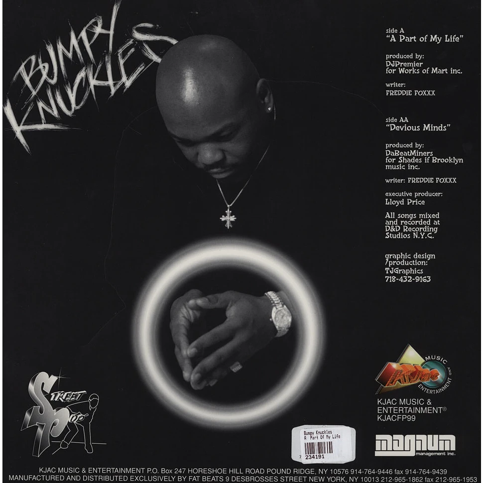 Bumpy Knuckles - A Part Of My Life / Devious Minds - Vinyl