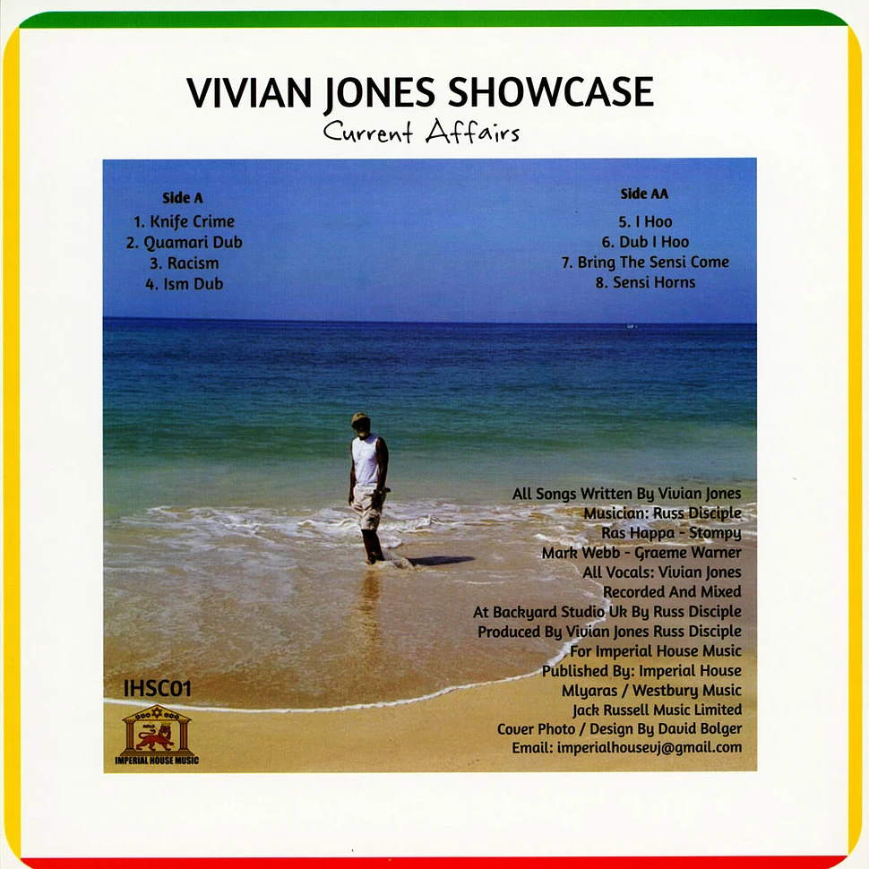 Vivian Jones - Current Affairs Showcase