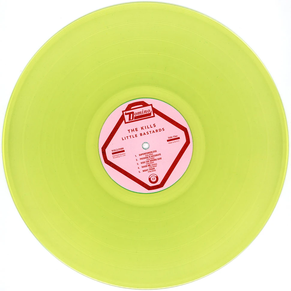 The Kills - Little Bastards Transparent Yellow Vinyl Edition