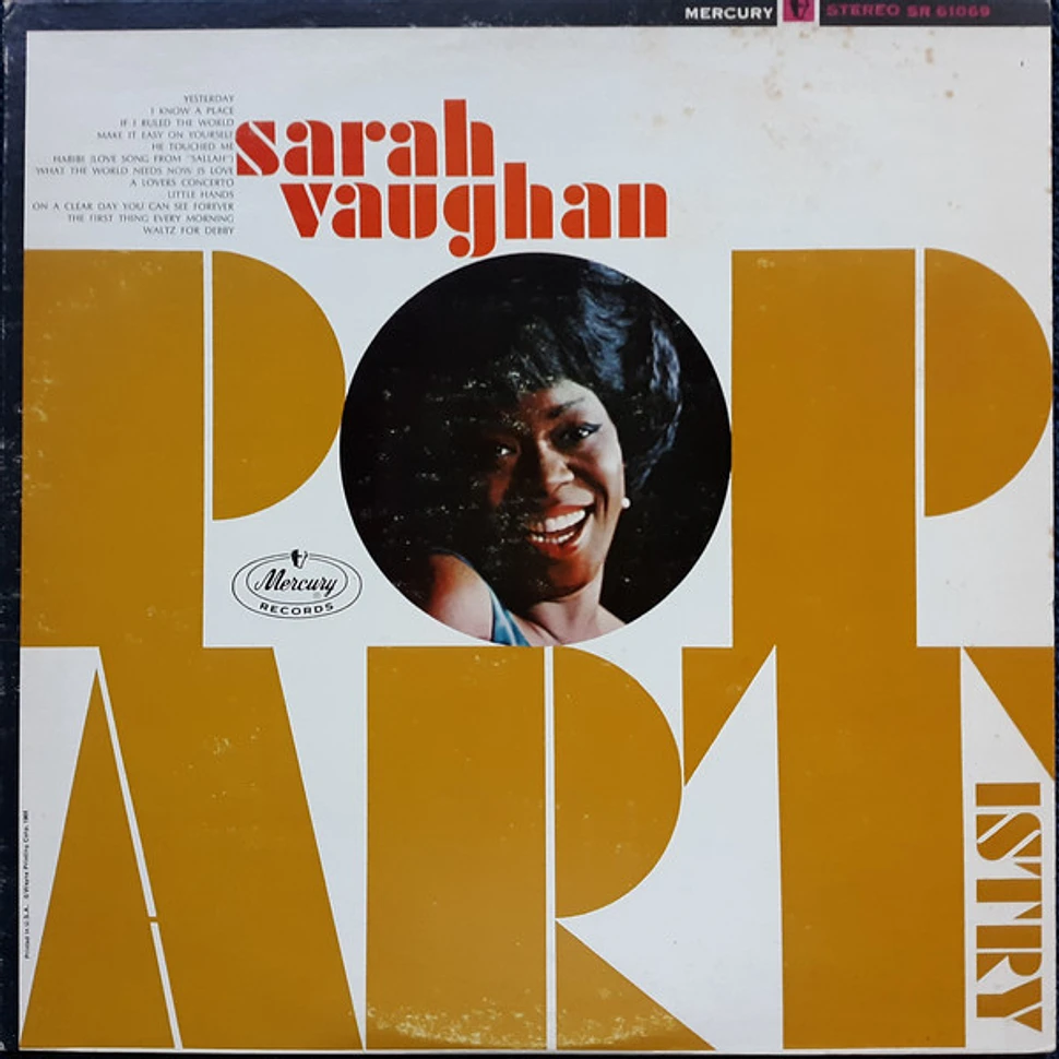 Sarah Vaughan - Pop Artistry