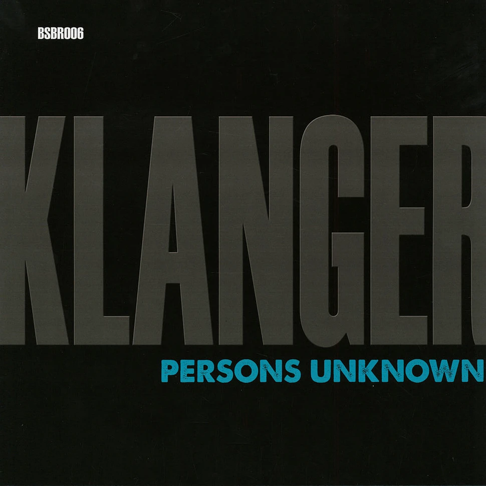 Persons Unknown - Klanger