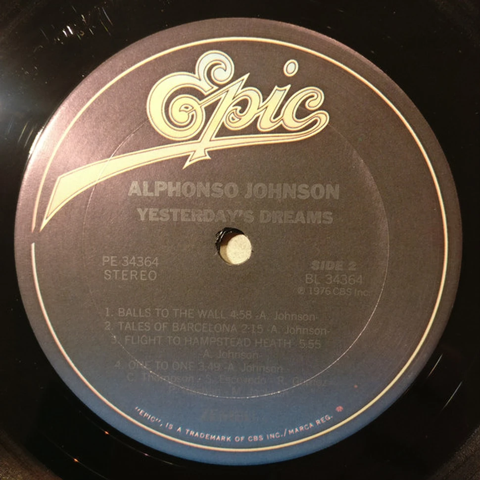 Alphonso Johnson - Yesterday's Dreams