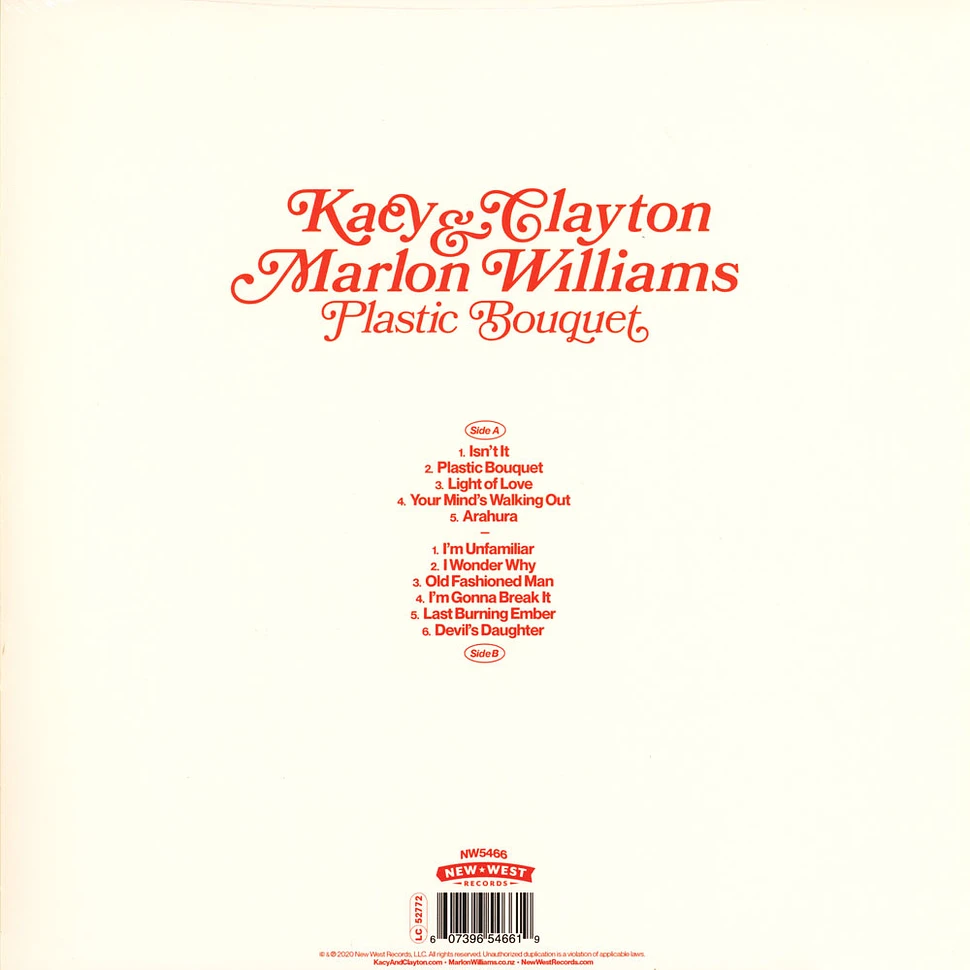 Kacy & Clayton And Marlon Williams - Plastic Bouquet Black Vinyl Edition