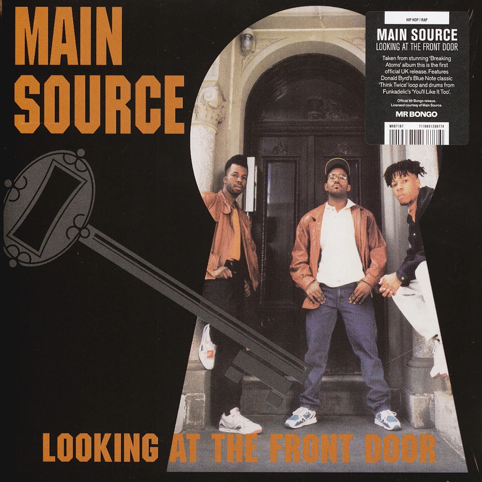 Main Source - Looking At The Front Door Black Vinyl Edition
