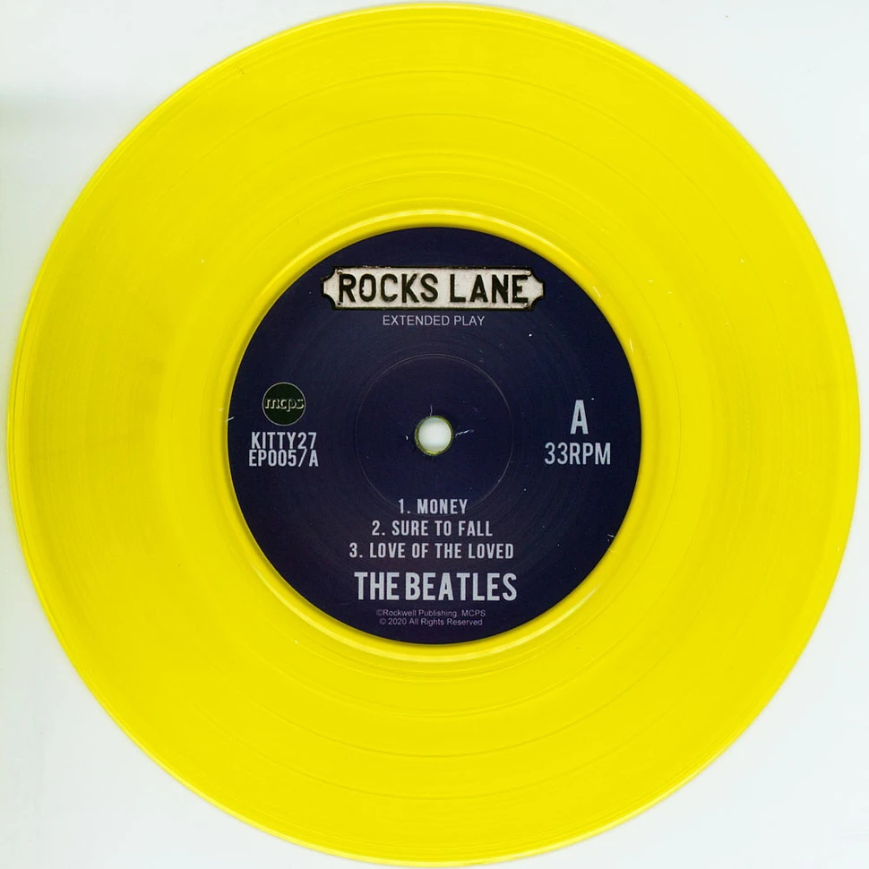 The Beatles - Sure To Fall EP Yellow Vinyl Edition