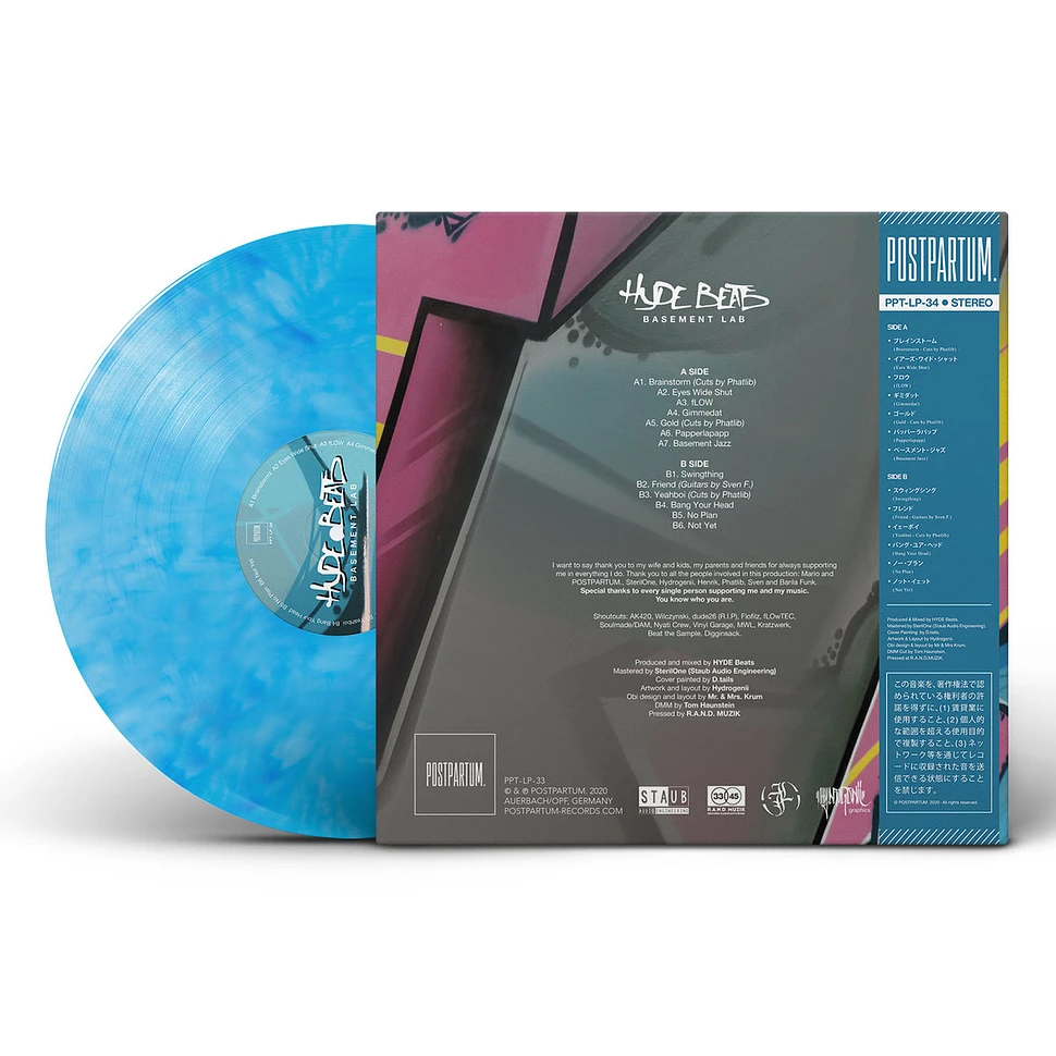 Hyde Beats - Basement Lab Marbled Vinyl Edition