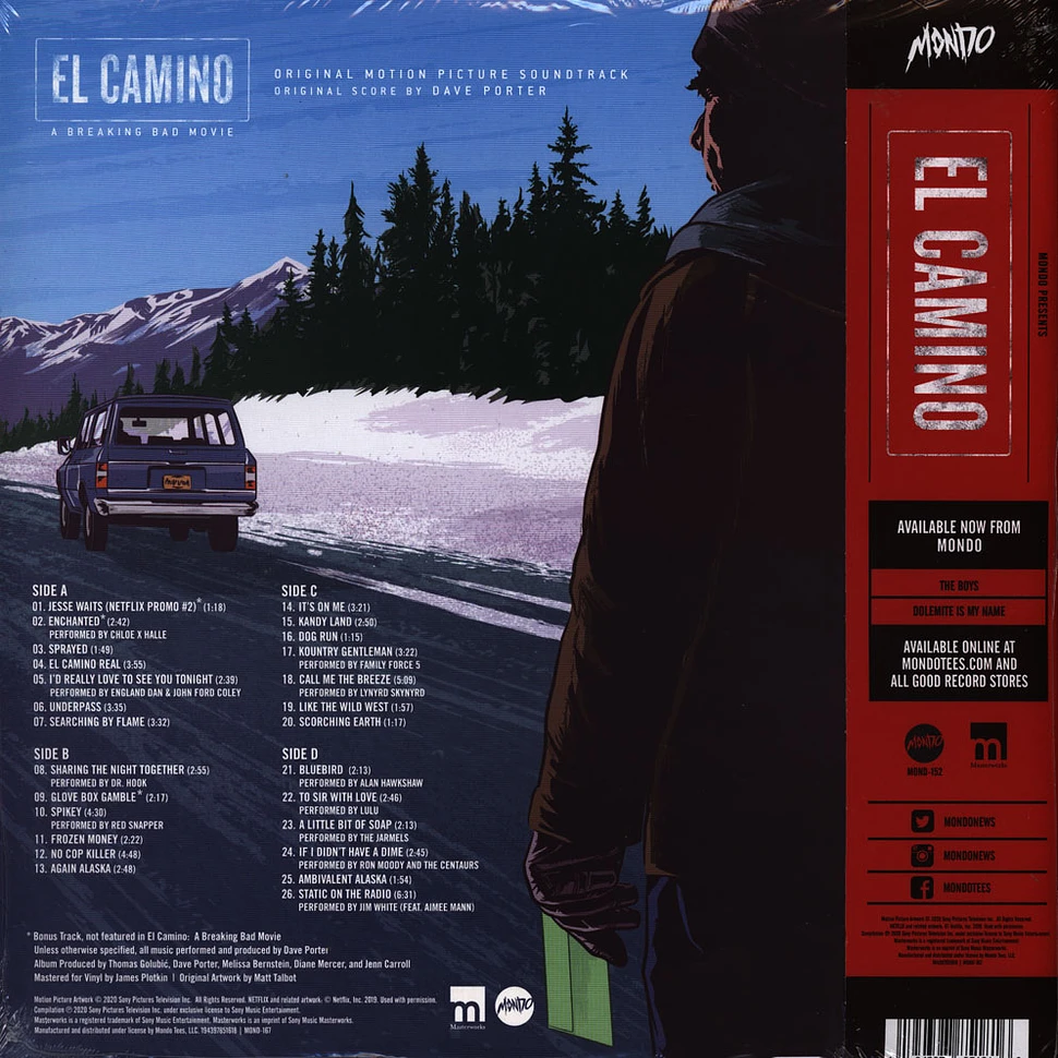 El Camino: A Breaking Bad Movie - Original Soundtrack Vinyl 2XLP