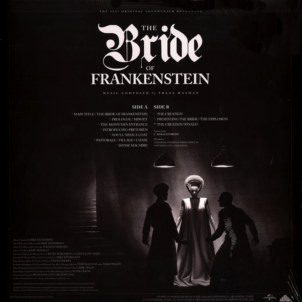 Franz Waxman - The Bride Of Frankenstein Swirled Vinyl Edition